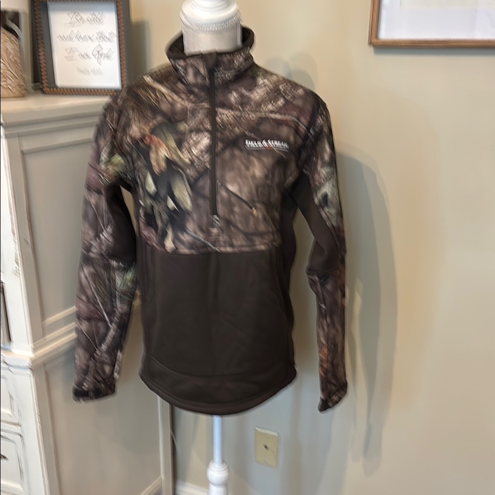 Field and stream Camo Half-Zip Jacket